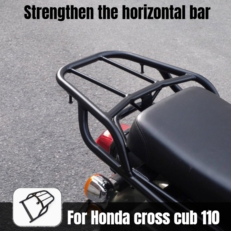 Crossfit Accessories - CC110 Aksesoris Motor Hitam Rak Bagasi