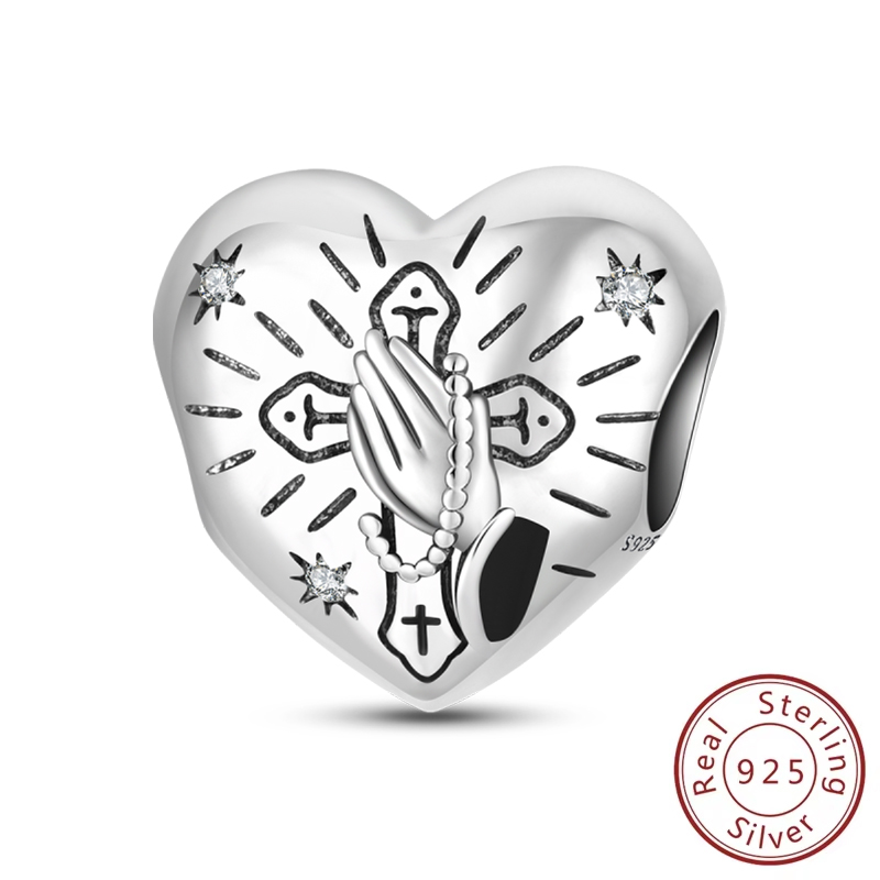 Crossfit Accessories - Liontin Salib Perak Sterling 925 Asli,