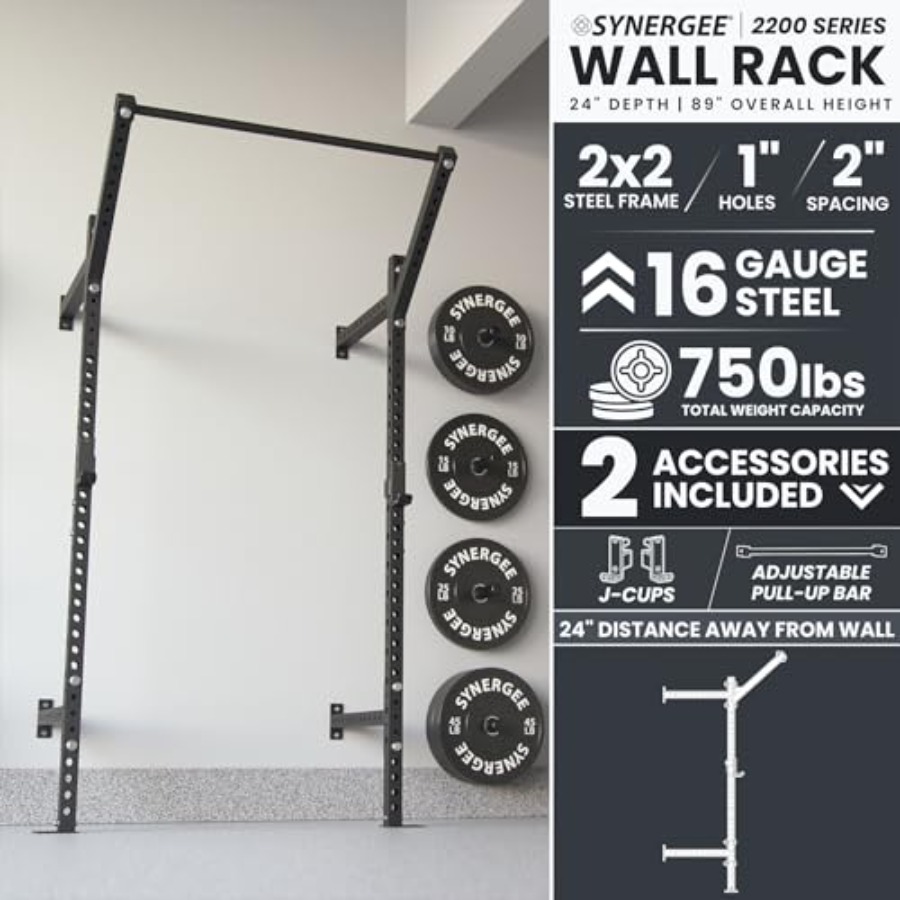 Rak Squat Dinding untuk penggu - Pull Up Bar Grip ulasan dan harga