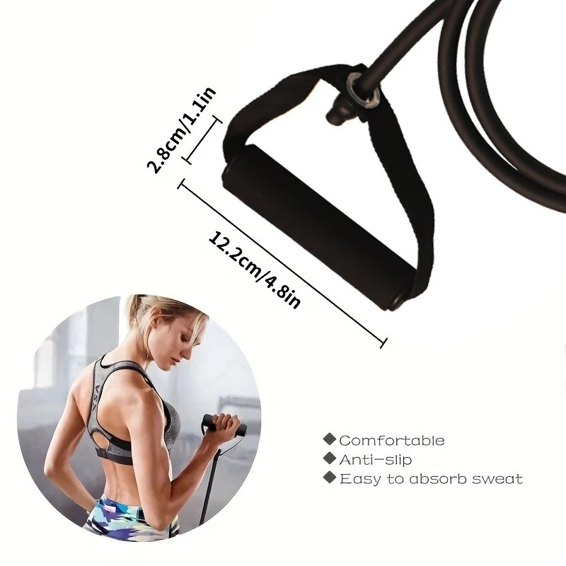 Resistance Band Dengan Peganga - Crossfit Accessories ulasan dan harga