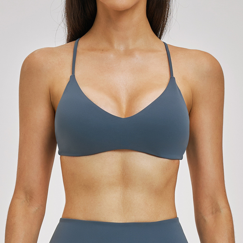 Bra Yoga Tanpa Tali Punggung W - Crossfit Gym ulasan dan harga