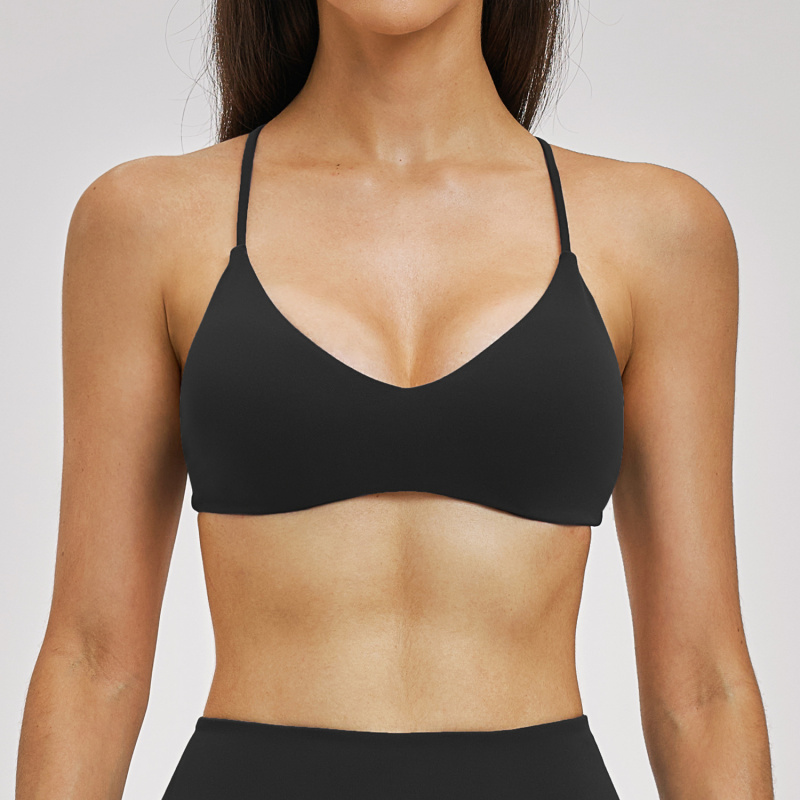Bra Yoga Tanpa Tali Punggung W - Crossfit Gym ulasan dan harga