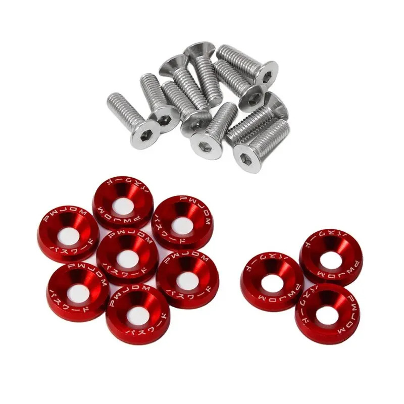 10 PCS M6 Pengikat Mobil Washe - Bumper Plate 10Kg ulasan dan harga