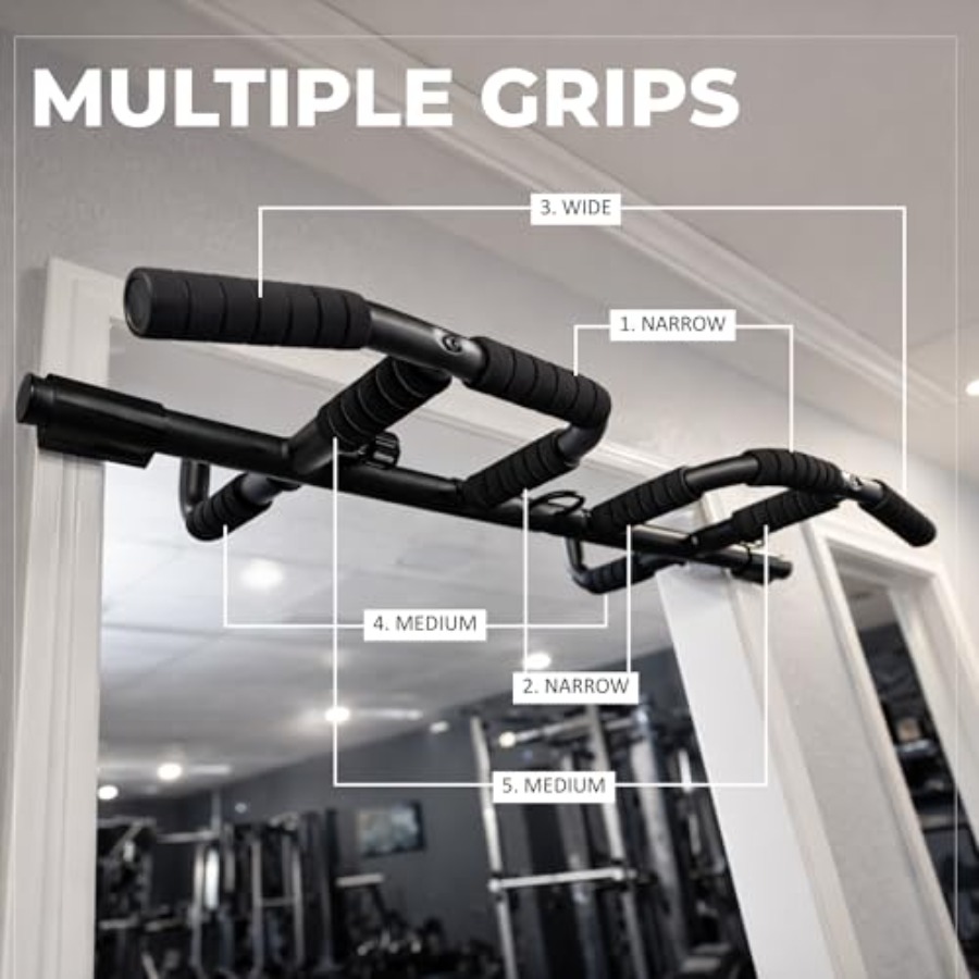 Set Bar Pull Up untuk Pintu de - Pull Up Bar Grip ulasan dan harga
