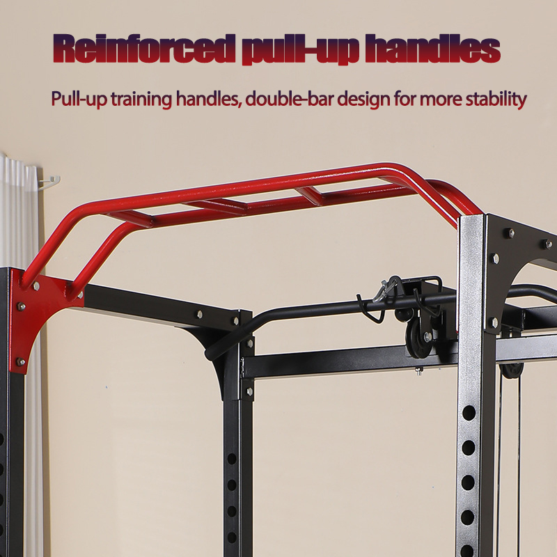 Rak Squat Power Cage Komersial - Pull Up Bar Grip ulasan dan harga