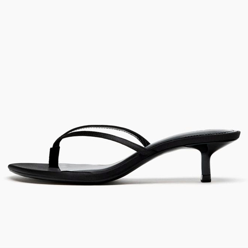 Sandal Jepit Hak Tinggi Satin  - Crossfit Lady ulasan dan harga
