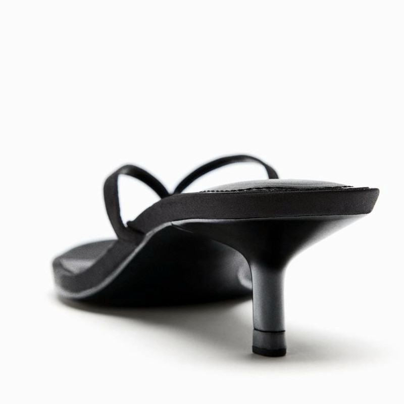 Sandal Jepit Hak Tinggi Satin  - Crossfit Lady ulasan dan harga